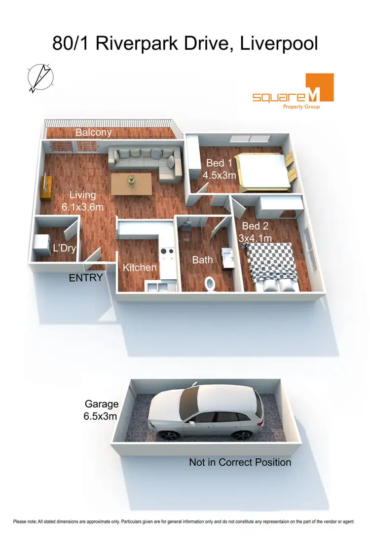 Floorplan of Homely unit listing, 80/1 Riverpark Drive, Liverpool NSW 2170