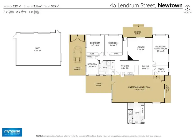 Floorplan of Homely house listing, 4A Lendrum Street, Newtown QLD 4350