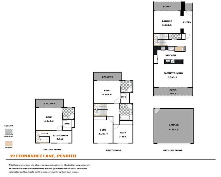 Floorplan of Homely house listing, 39 Fernandez Lane, Penrith NSW 2750