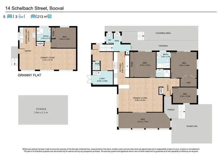 Floorplan of Homely house listing, 14 Schelbach Street, Booval QLD 4304