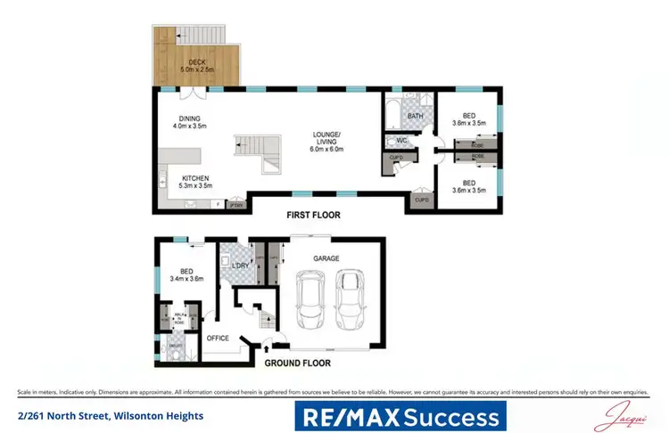 Floorplan of Homely unit listing, 2/261 North Street, Wilsonton Heights QLD 4350