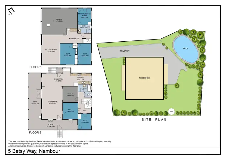Floorplan of Homely house listing, 5 Betsy Way, Nambour QLD 4560