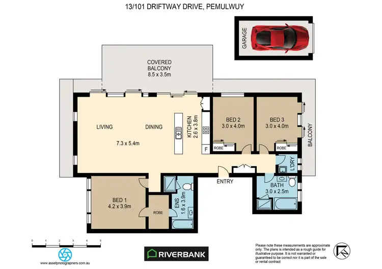 Floorplan of Homely unit listing, 13/101 Driftway Drive, Pemulwuy NSW 2145