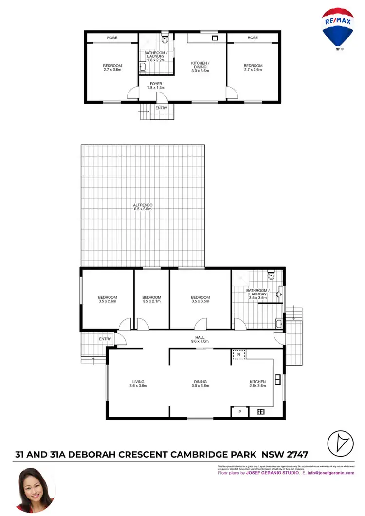 Floorplan of Homely house listing, 31 AND 31A DEBORAH CRESCENT, Cambridge Park NSW 2747