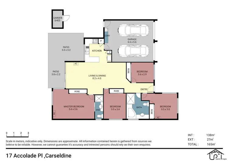 Floorplan of Homely house listing, 17 Accolade Place, Carseldine QLD 4034