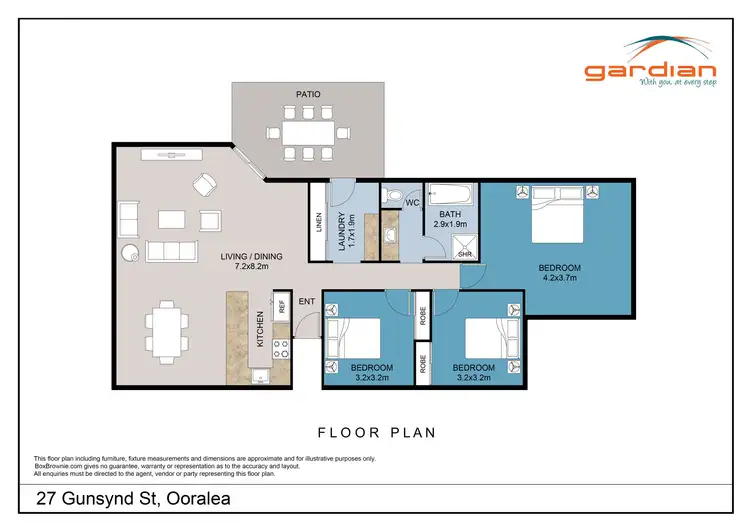 Floorplan of Homely house listing, 27 Gunsynd Street, Ooralea QLD 4740