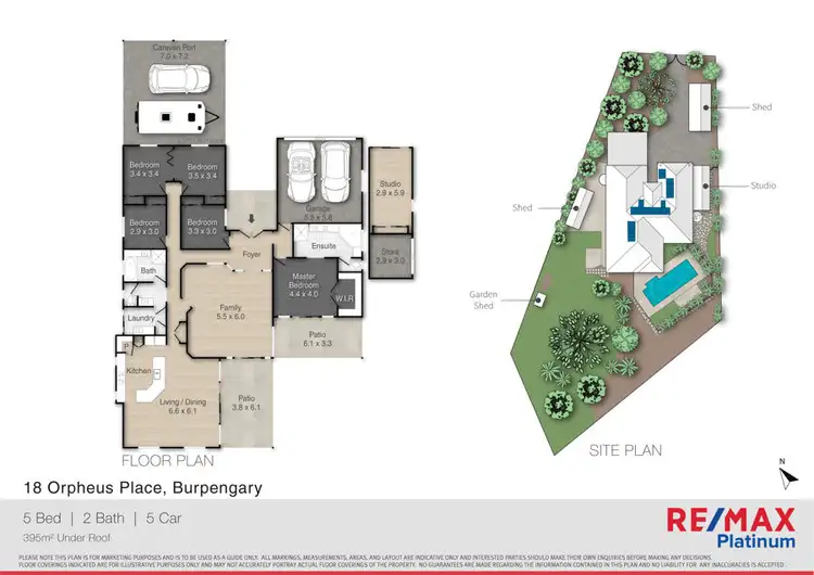 Floorplan of Homely house listing, 18 Orpheus Place, Burpengary QLD 4505