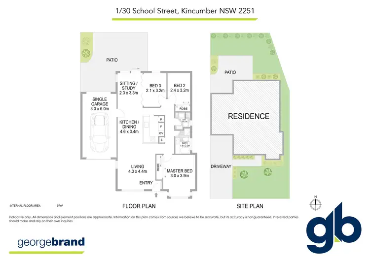 Floorplan of Homely villa listing, 1/30 School St, Kincumber NSW 2251