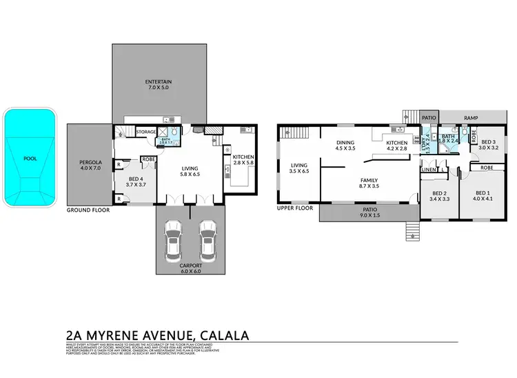 Floorplan of Homely house listing, 2A Myrene Avenue, Tamworth NSW 2340