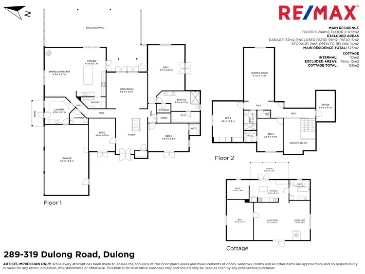 Floorplan of Homely house listing, 289-319 Dulong Road, Dulong QLD 4560