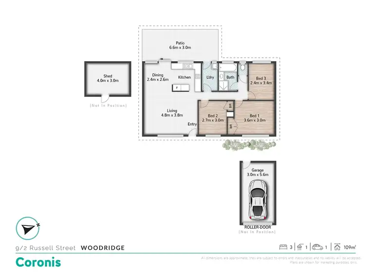 Floorplan of Homely unit listing, 9/2 Russell Street, Woodridge QLD 4114