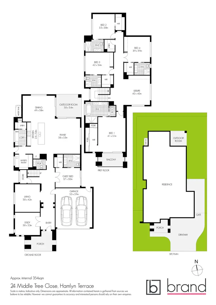 Floorplan of Homely house listing, 24 Middle Tree Close, Hamlyn Terrace NSW 2259