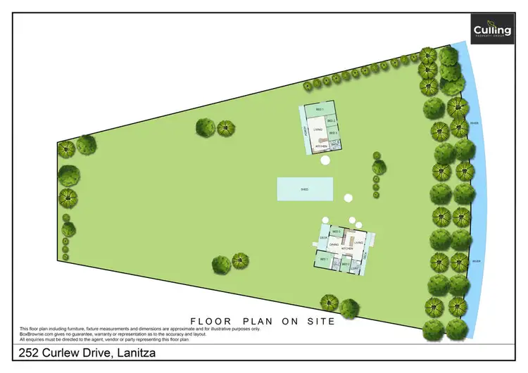 Floorplan of Homely rural property listing, 252 Curlew Drive, Lanitza NSW 2460