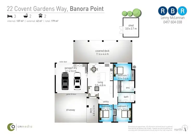 Floorplan of Homely house listing, 22 Covent Gardens Way, Banora Point NSW 2486