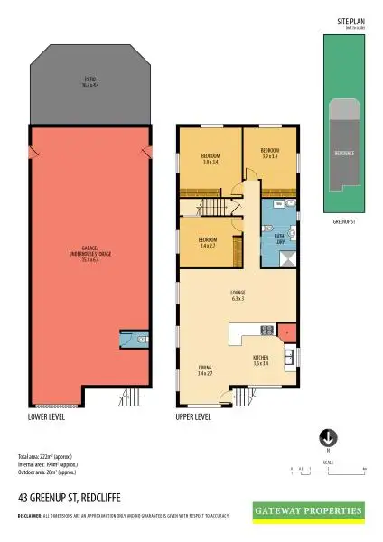 Floorplan of Homely house listing, 43 GREENUP STREET, Redcliffe QLD 4020