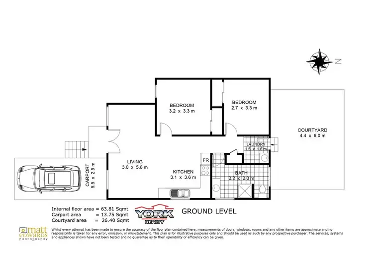 Floorplan of Homely unit listing, 6/66 Mary Street, Mount Lofty QLD 4350