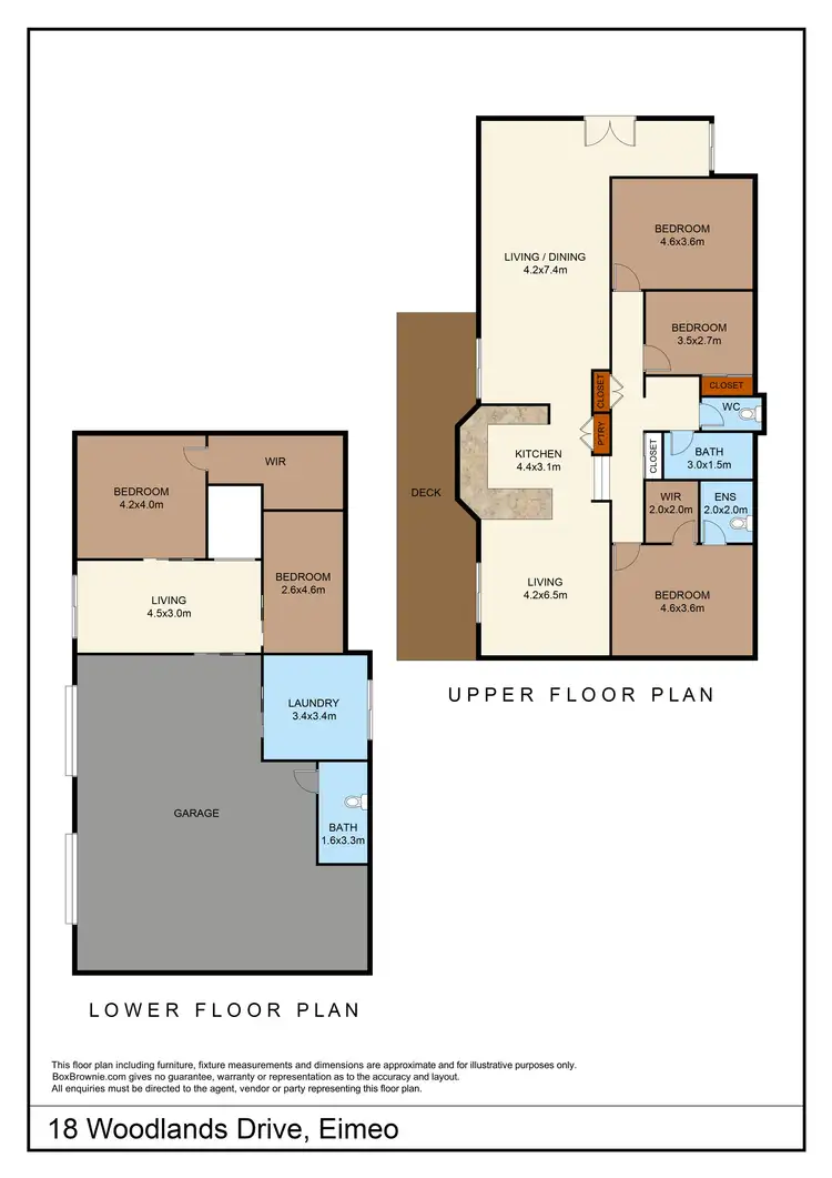 Floorplan of Homely house listing, 18 Woodlands Drive, Eimeo QLD 4740