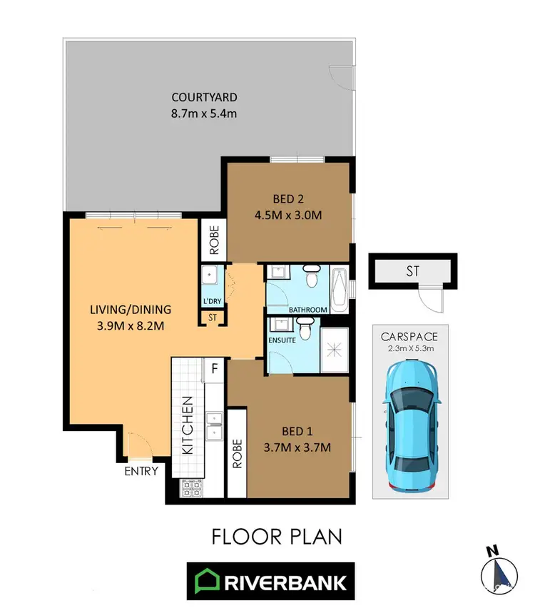 Floorplan of Homely unit listing, 5/29-31 St Ann Street, Merrylands NSW 2160