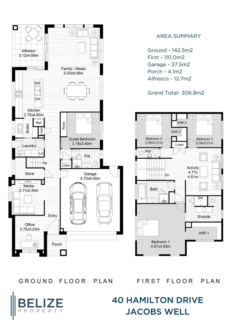 Floorplan of Homely house listing, 40 Hamilton Drive, Jacobs Well QLD 4208