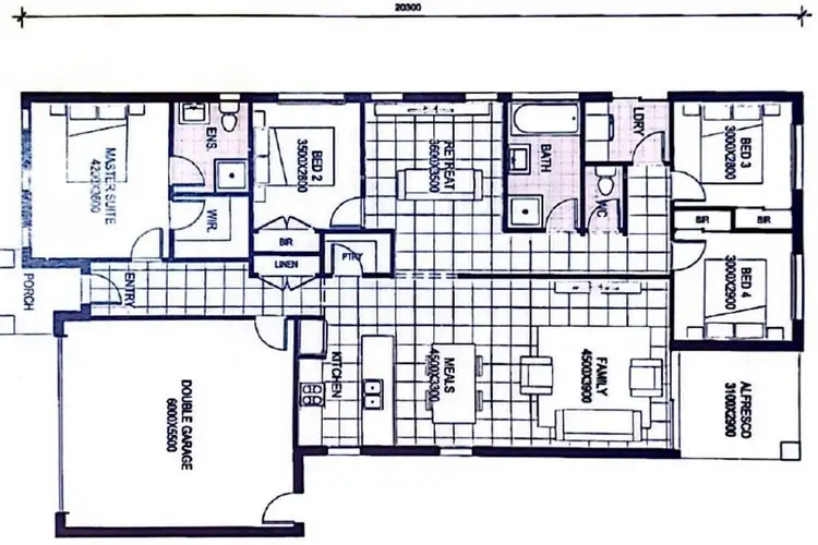 Floorplan of Homely house listing, 32 Hutchence Drive, Point Cook VIC 3030