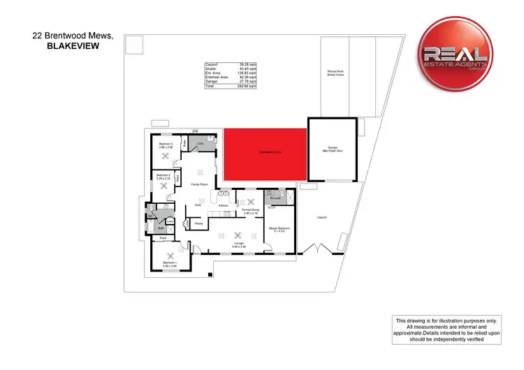 Floorplan of Homely house listing, 22 Brentwood Mews, Blakeview SA 5114
