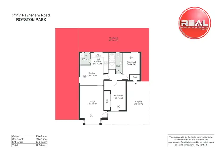 Floorplan of Homely unit listing, 5/317 Payneham Road, Royston Park SA 5070