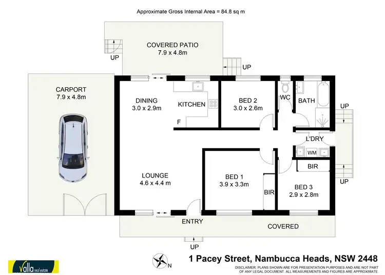 Floorplan of Homely house listing, 1 Pacey Street, Nambucca Heads NSW 2448