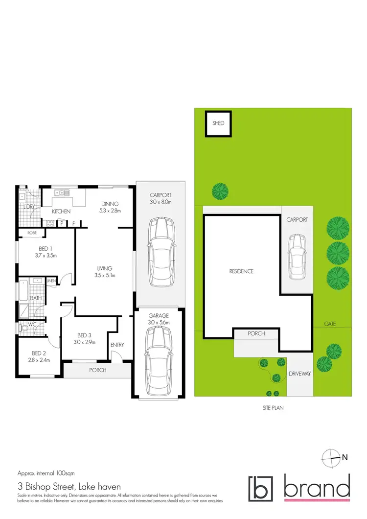 Floorplan of Homely house listing, 3 Bishop Street, Lake Haven NSW 2263
