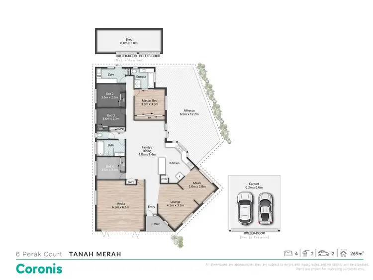 Floorplan of Homely house listing, 6 Perak Court, Tanah Merah QLD 4128