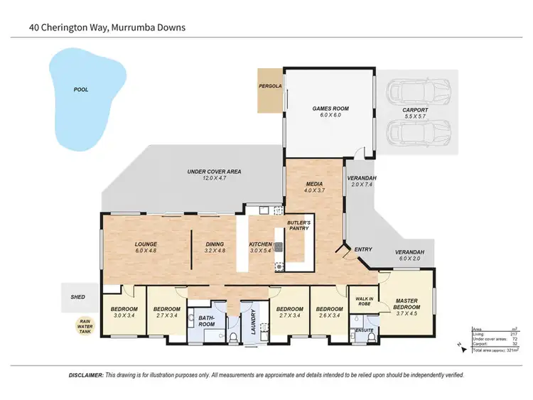 Floorplan of Homely house listing, 40 Cherington Way, Murrumba Downs QLD 4503