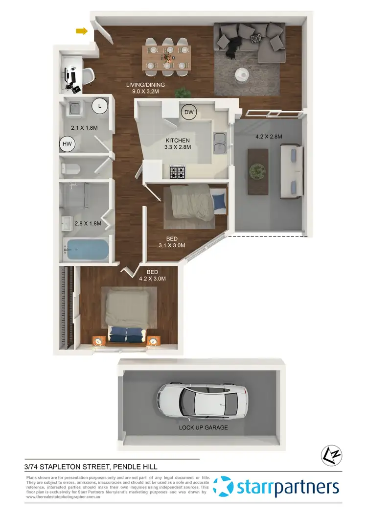 Floorplan of Homely unit listing, 3/74-76 Stapleton Street, Pendle Hill NSW 2145
