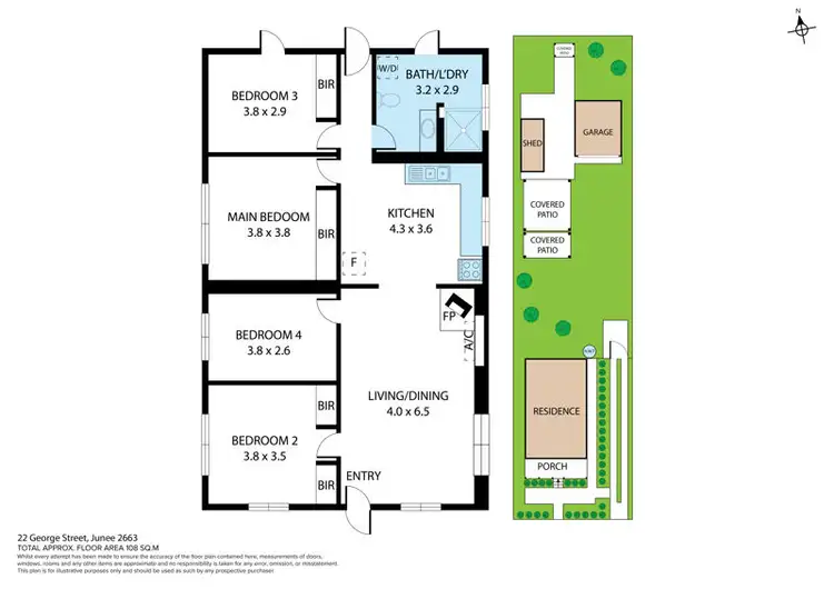 Floorplan of Homely house listing, 22 George Street, Junee NSW 2663