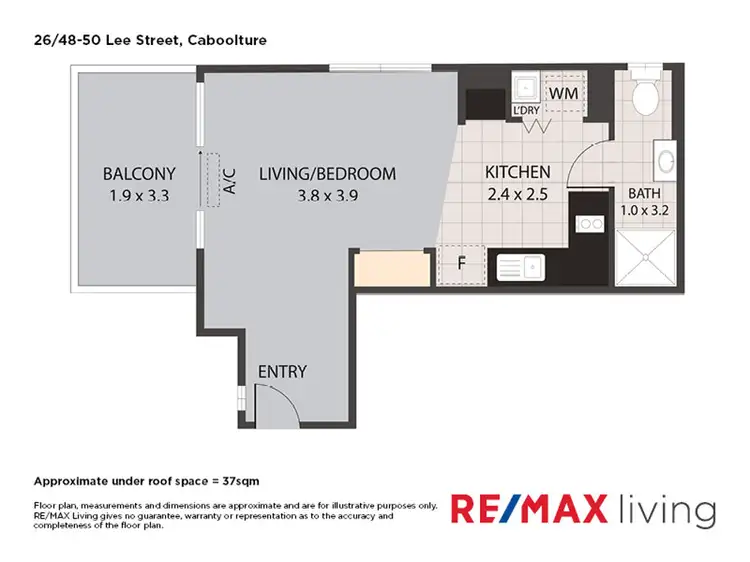 Floorplan of Homely unit listing, 26/48-50 Lee Street, Caboolture QLD 4510