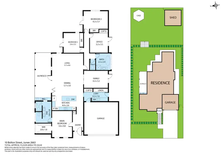Floorplan of Homely house listing, 10 Bolton Street, Junee NSW 2663