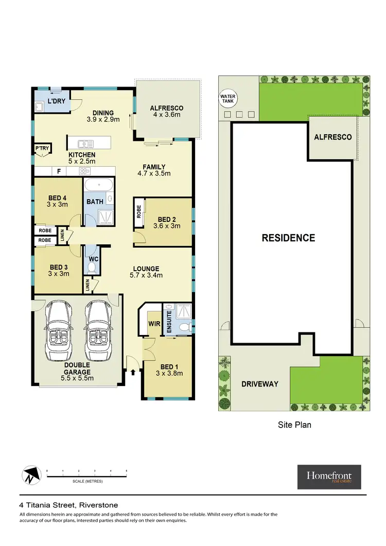 Floorplan of Homely house listing, 4 Titania Street, Riverstone NSW 2765