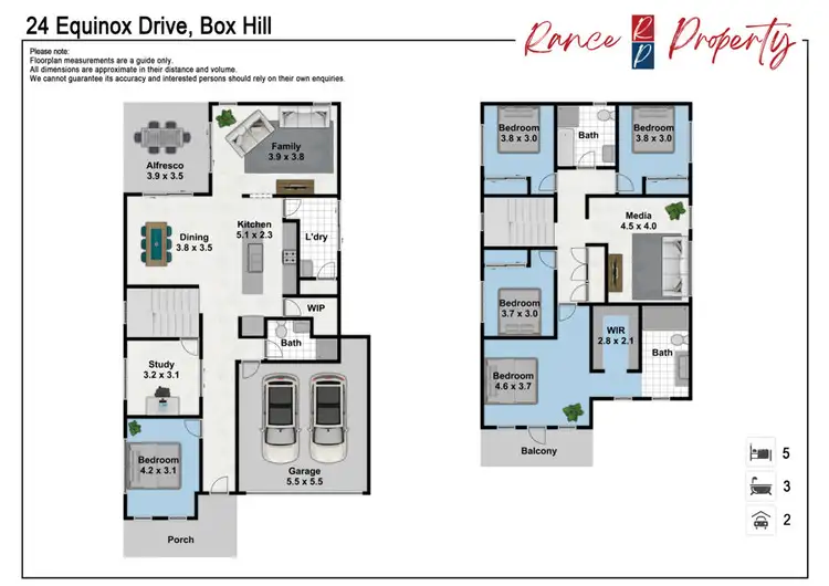 Floorplan of Homely house listing, 24 Equinox Drive, Box Hill NSW 2765