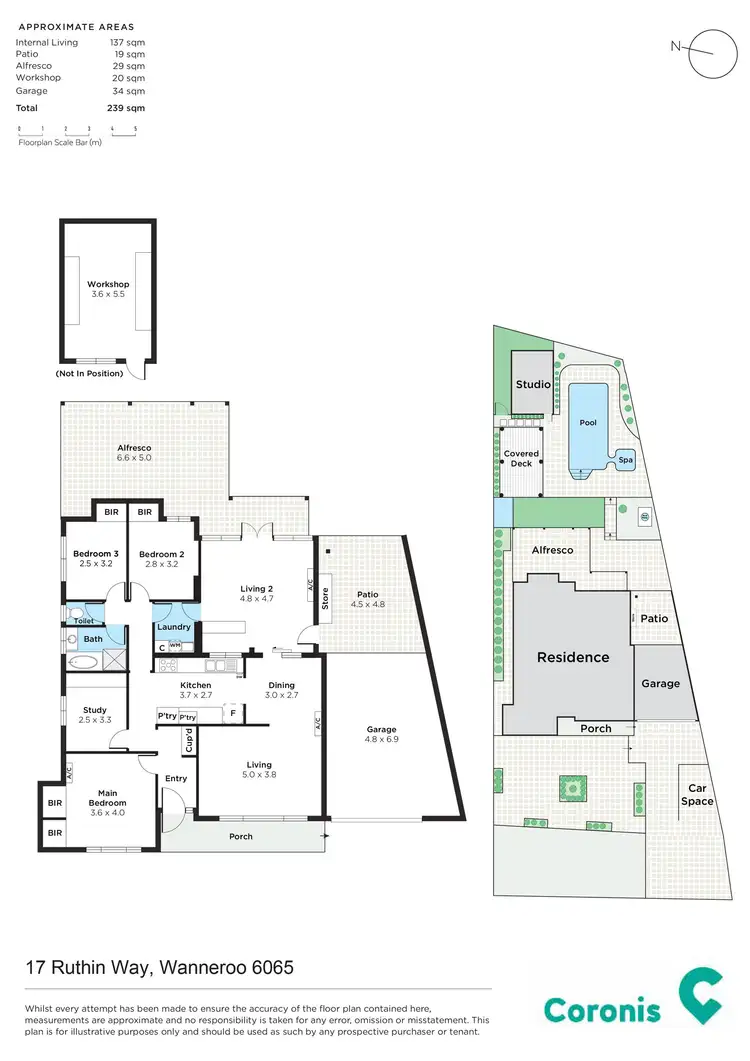 Floorplan of Homely house listing, 17 Ruthin Way, Wanneroo WA 6065