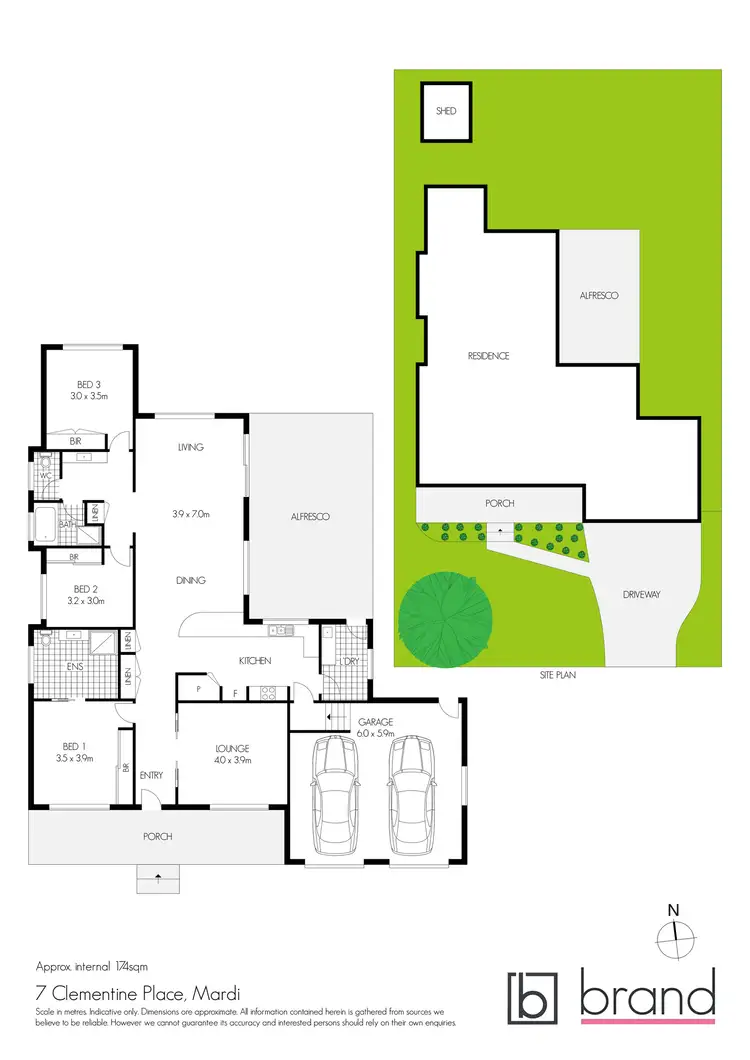 Floorplan of Homely house listing, 7 Clementine Place, Mardi NSW 2259