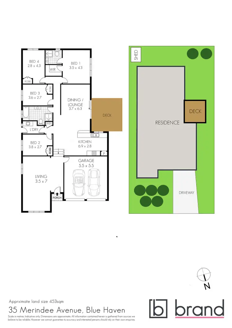 Floorplan of Homely house listing, 35 Menindee Avenue, Blue Haven NSW 2262