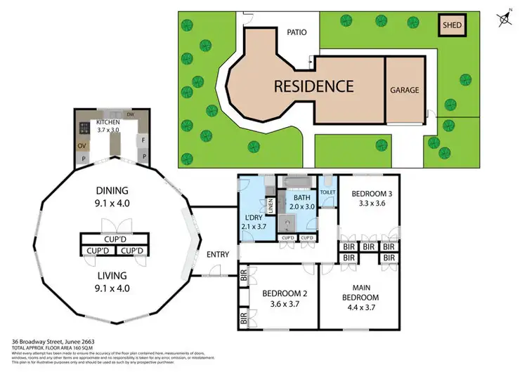 Floorplan of Homely house listing, 36 Broadway, Junee NSW 2663
