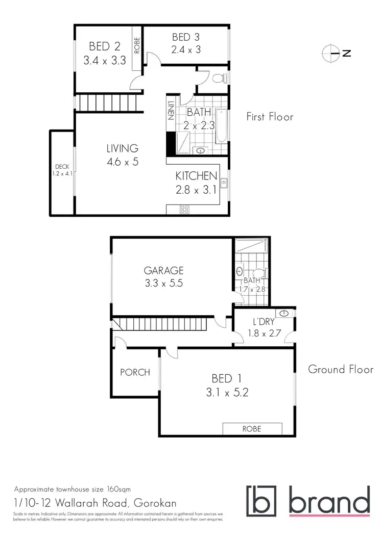 Floorplan of Homely house listing, 1/10-12 Wallarah Road, Gorokan NSW 2263