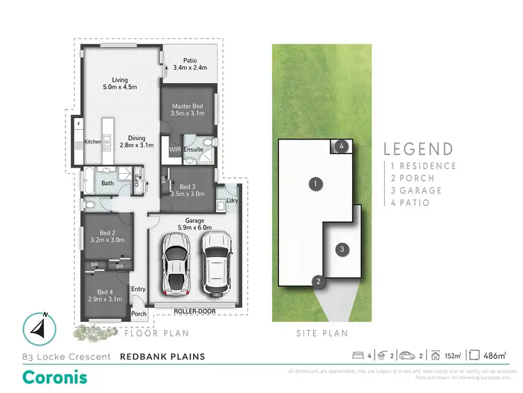 Floorplan of Homely house listing, 83 Locke Crescent, Redbank Plains QLD 4301