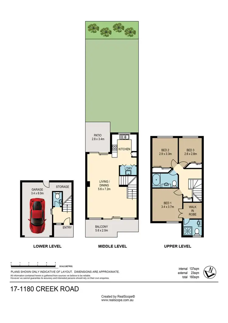 Floorplan of Homely townhouse listing, 17/1180 Creek Road, Carina Heights QLD 4152