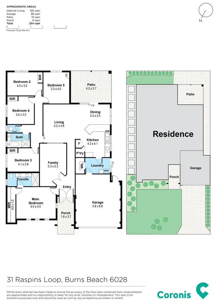 Floorplan of Homely house listing, 31 Raspins Loop, Burns Beach WA 6028
