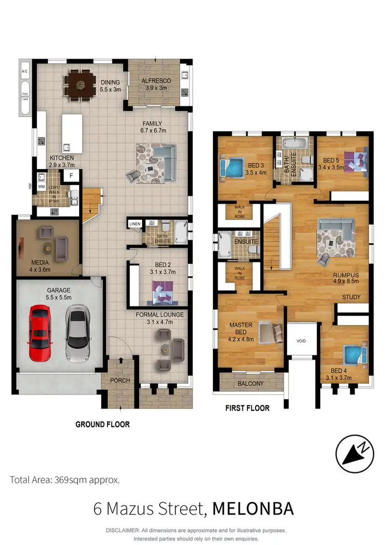 Floorplan of Homely house listing, 6 Mazus Street, Marsden Park NSW 2765