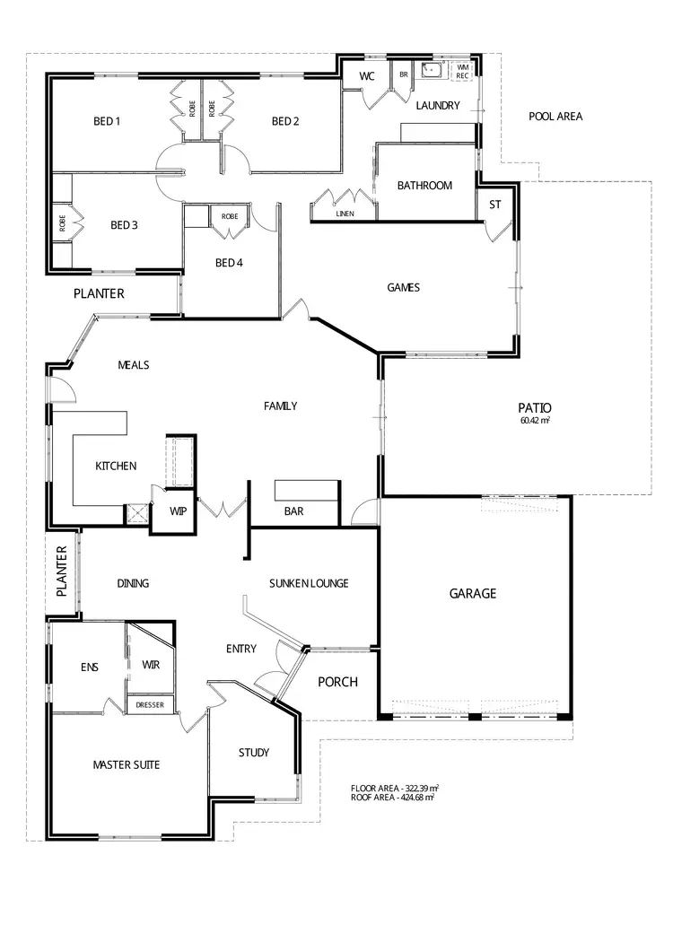 Floorplan of Homely house listing, 5 Oleander Place, East Bunbury WA 6230