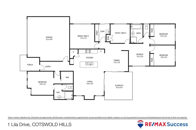 Floorplan of Homely house listing, 1 Lila Drive, Cotswold Hills QLD 4350