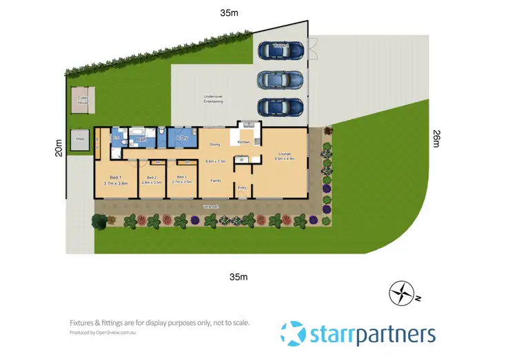 Floorplan of Homely house listing, 6 Wetherill Crescent, Bligh Park NSW 2756