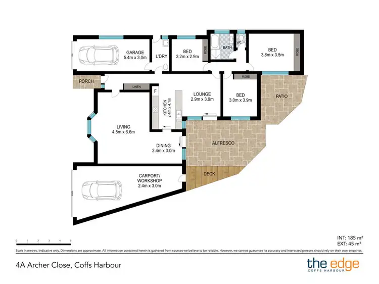 Floorplan of Homely house listing, 4a Archer Close, Coffs Harbour NSW 2450