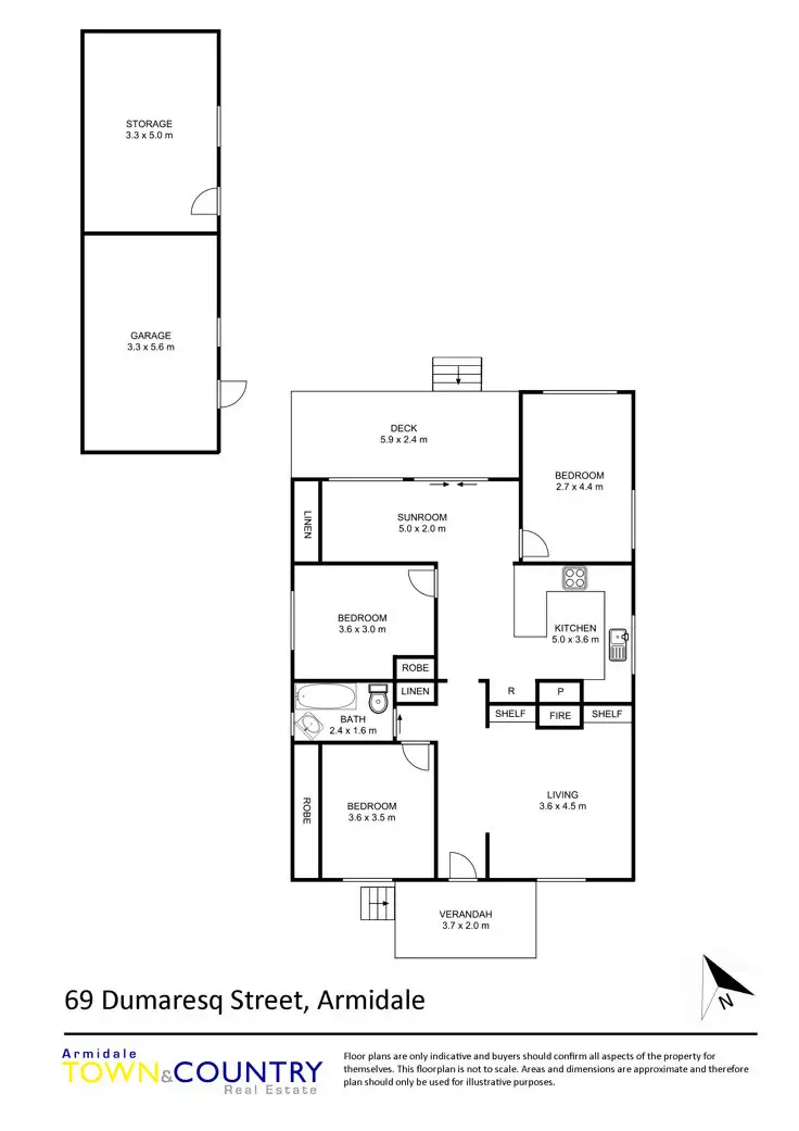 Floorplan of Homely house listing, 69 Dumaresq, Armidale NSW 2350